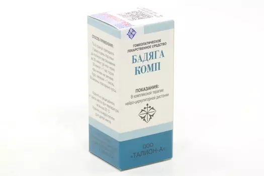 Бадяга комп, 20 г, гранулы гомеопатические