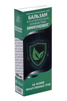 Бальзам Алтайские травы б/алког иммунофит, 250 мл