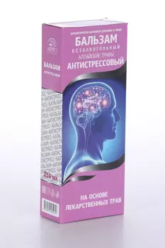 Бальзам Алтайские травы б/алког при антистрессовый, 250 мл