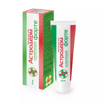 Бальзам Астродерм Форте заживляющ нафталан/прополис д/тела, 30 мл