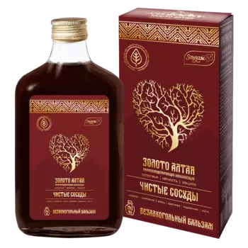 Бальзам "Чистые сосуды" для сердечно-сосудистой системы Эльзам 250 мл