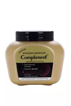 Бальзам Compliment активатор роста волос с термоэффектом, 500 мл