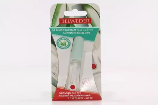 Бальзам д/губ Бельведер увлаж экстр алоэ жидкий, 7 мл