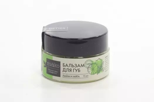Бальзам д/губ mi&ko лайм и мята, 15 мл