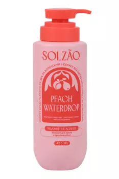 Бальзам д/волос Solzao Peach Waterdrop увлажнение/блеск, 400 мл