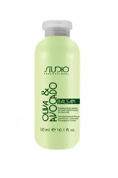 Бальзам для волос Kapous Studio Professional Olive & Avocado увлажняющий с маслами авокадо и оливы 3