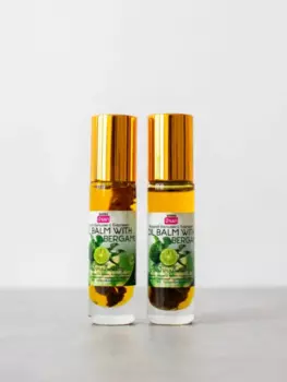 Бальзам ингалятор эфирное масло Banna Бергамот от простуды и головной боли 2шт*10мл