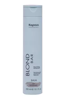 Бальзам Kapous Professional д/оттенков блонд питательный blond bar пепельный, 300 мл
