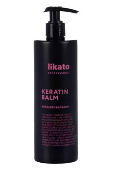 Бальзам Likato Professional KERALESS д/уплотнения и насыщения волос с кератином, 400 мл