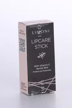 Бальзам Limoni Lipcare Stick д/губ ванил мята с вит Е защита и восстановление, 4 г