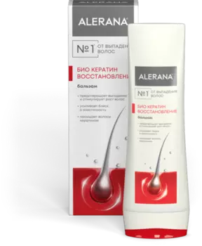 Бальзам-ополаскиватель Алерана Био Кератин восстановление, 200 мл