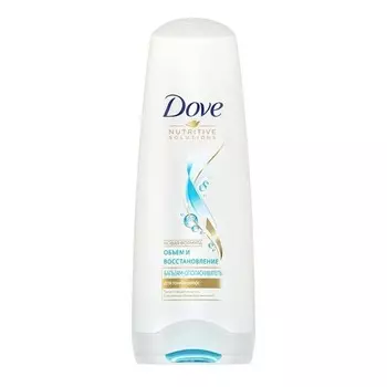 Бальзам-ополаскиватель DOVE д/тонких волос объем и восстановление, 200 мл