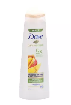 Бальзам-ополаскиватель Dove Глубок питан/восстан Миндаль/манго д/сух волос, 350 мл