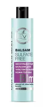 Бальзам-ополаскиватель EVI professional Бессульфат актив компл д/всех тип вол, 250 мл