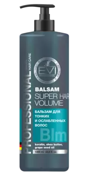 Бальзам-ополаскиватель EVI Professional Объем и сила д/тонких/ослабленных волос, 1 000 мл