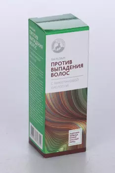 Бальзам против выпадения волос с никотиновой кислотой, 50 мл, Натурведъ