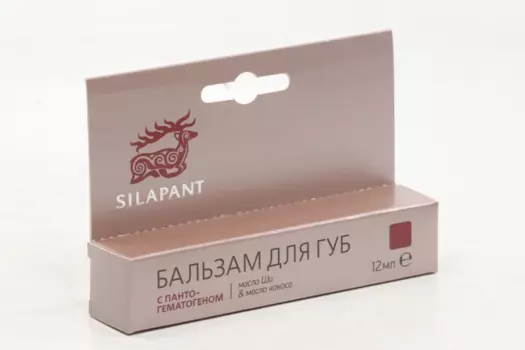 Бальзам Силапант д/губ с пантогематогеном/маслом ши/кокосом, 12 мл