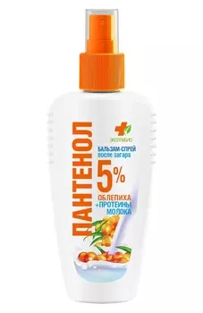 Бальзам-спрей ПАНТЕНОЛ 5% после загара Облепиха+Протеины молока, 120 мл