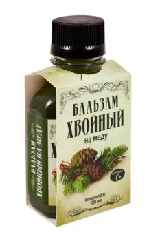 Бальзам Твои традиции Хвойный концентрат на меду, 100 мл