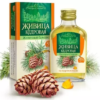 Бальзам Живичный кедровый 5%, 100 мл