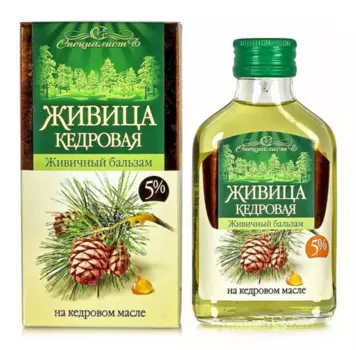Бальзам Живичный кедровый 5%, 100 мл