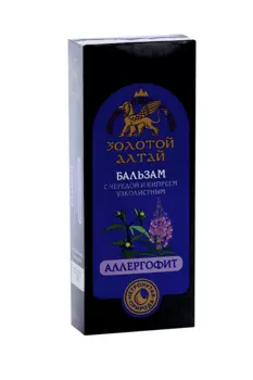 Бальзам Золотой Алтай б/алког Аллергофит череда/кипрей, 250 мл