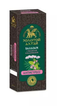 Бальзам Золотой Алтай б/алког Антистресс, 250 мл