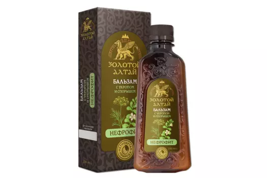 Бальзам Золотой Алтай б/алког Нефрофит укроп/спорыш, 250 мл
