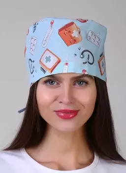 Бандана Медтекс медицинская светло-голубой р 58-60