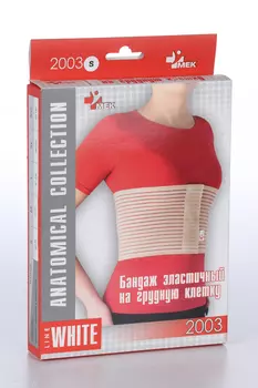Бандаж эластичный Мек на грудную клетку беж S, (2003 Беж)