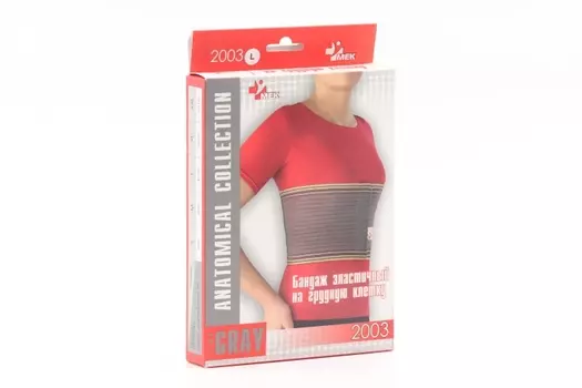 Бандаж эластичный Мек на грудную клетку L, (2003)