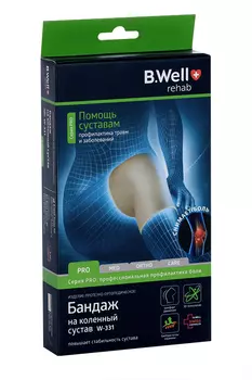 Бандаж B Well на коленный сустав PRO W-331 M