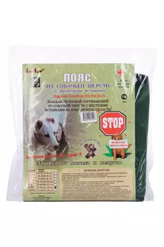 Бандаж Доктор согревающ из собачей шерсти с магнитными вставками XXXL