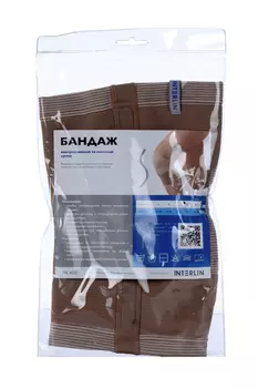 Бандаж ИНТЕРЛИН РК К02 на коленный сустав бежевый р XL