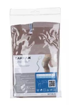 Бандаж ИНТЕРЛИН РК К03 на коленный сустав бежевый р XL