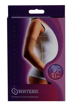 Бандаж Интекс д/локтевого суст Налокотник класс компр 1 бежевый S