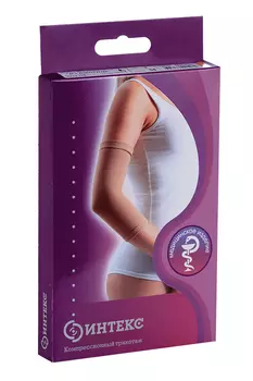 Бандаж Интекс д/локтевого суст Налокотник класс компр 2 бежевый M