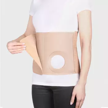 Бандаж ЭКОТЕН ПО-25СТ п/операционный бежевый р S (68-85)