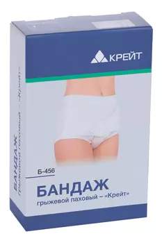 Бандаж Крейт Б-456 грыжевой паховый белый р 4 (100-104)