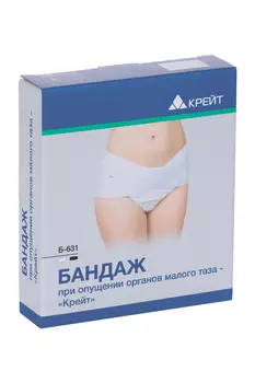 Бандаж Крейт Б-631 при опущении малого таза р 5, черный