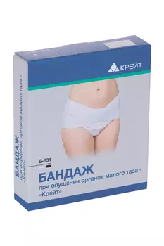 Бандаж Крейт Б-631 при опущении малого таза р 7, черный