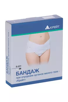 Бандаж Крейт Б-631 при опущении малого таза р 7, белый