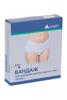 Бандаж Крейт Б-631 при опущении малого таза р 5, белый