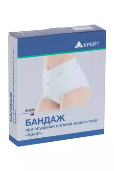 Бандаж Крейт Б-636 при опущении органов малого таза р 4, черный