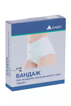 Бандаж Крейт Б-636 при опущении органов малого таза р 3, белый