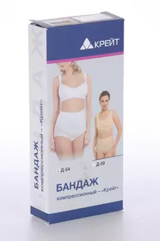Бандаж Крейт Д-54 компрессионный р 2, белый