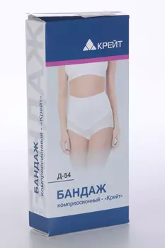 Бандаж Крейт Д-54 компрессионный р 3, белый