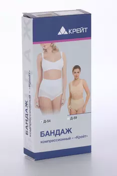 Бандаж Крейт Д-54 компрессионный р 4, белый