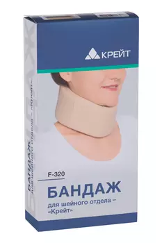 Бандаж Крейт F-320 д/шейного отдела р 8, черный