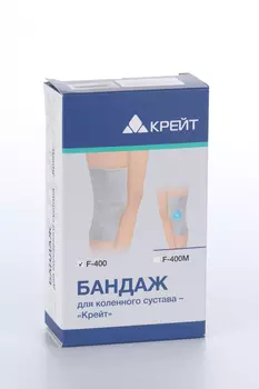 Бандаж Крейт F-400 д/коленного сустава р 7, серый